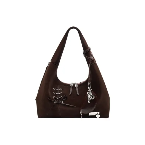 ONE TIME Сумка через плечо из синтетической кожи стандартная женская вишнево-красный кофейно-коричневый