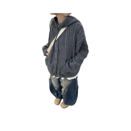 UNA RETA Серый Унисекс Трикотаж