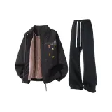 Янтарный Черный + Черный Спортивные Штаны