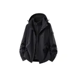 Чёрный флис, подкладка