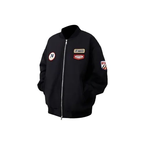 W9H2 Черный [Минималистский стиль буква вышивка] Унисекс Бейсбольные Джерси