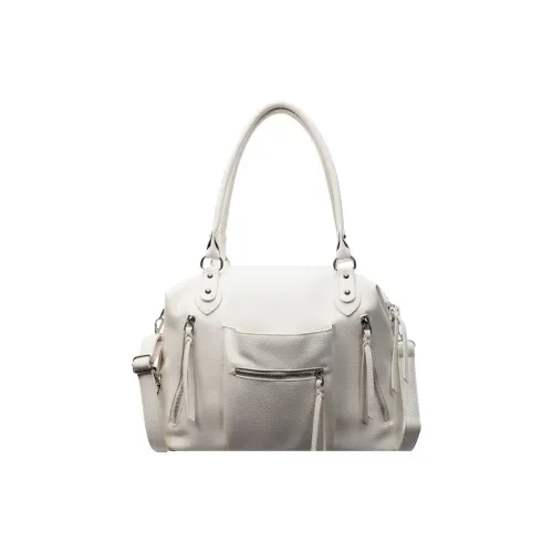 NOMK ПУ (полиуретан) Сумка через плечо Стандартная Женская Экрю Черный Кофейный