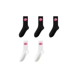 [5 пар] Черный + Черный + Черный + Белый + Белый