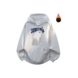 Бело-серый вереск [утолщенный с флисовой подкладкой]