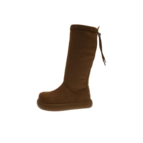 KLJK Колено Высокие сапоги Средний каблук Женские