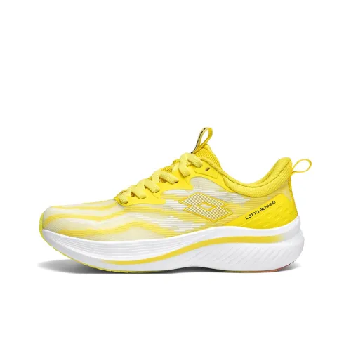 Lotto Детские беговые кроссовки Ярко-желтые Унисекс
