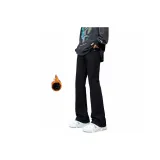 Black Осенний Зимний Флисовая Подкладка