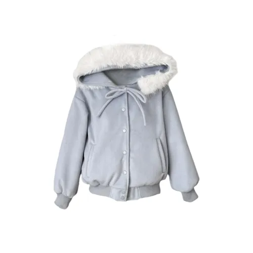 TSKIU Синий Женские пуховики