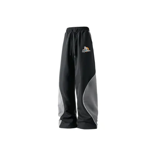 DAWEIBEIKEN Весенний Осенний Сезон Повседневные Штаны Унисекс Черный Серый