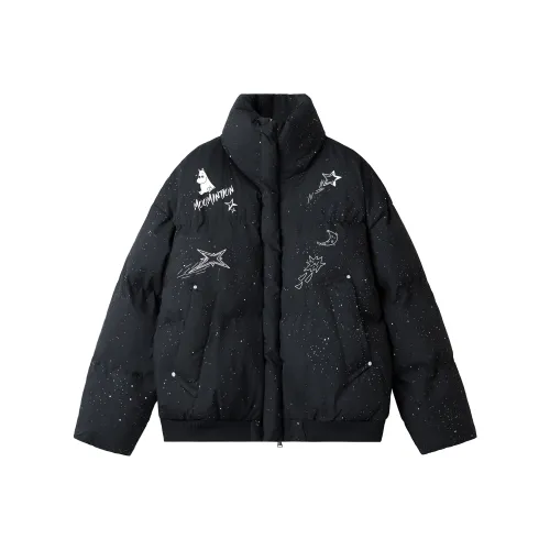 Мумин Черный Унисекс Пуховики