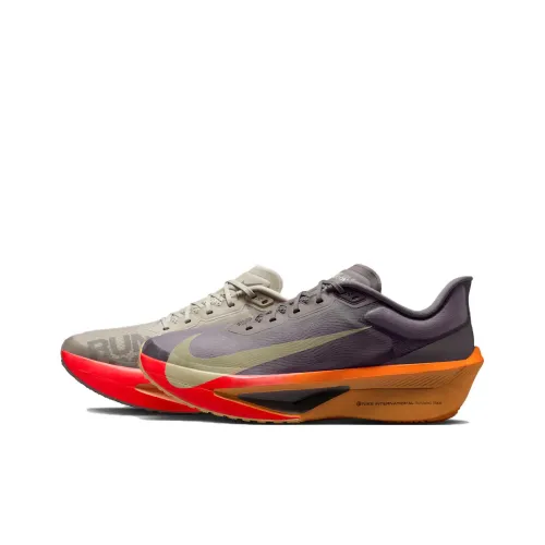 Nike Zoom Fly 6 Дышащие Поддерживающие Беговые Кроссовки Мужские Серый Коричневый