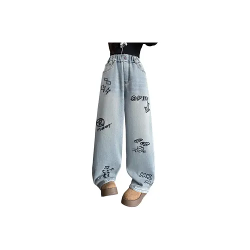 ZHIKE Джинсы Осенние и Зимние Подростки