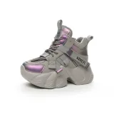 Флисовая подкладка фиолетового цвета