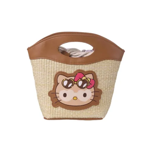 Miniso Hello Kitty Коллаборация ПУ (полиуретан) Сумка Обычный Женский Коричневый