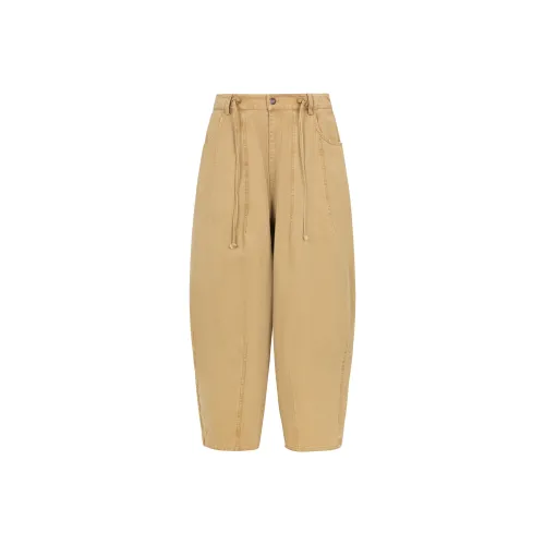 COZYDOLL Винтаж Коричневые Женские Карго Брюки