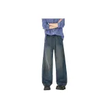 Винтажный синий (утолщенный с флисовой подкладкой)