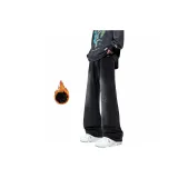 Чёрный Серый [Осенний Зимний с флисовой подкладкой]