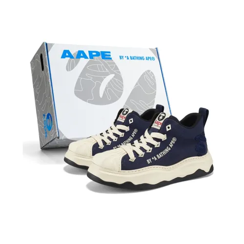 Aape Амортизация Покрытие Устойчивое к истиранию Высокие Кроссовки для скейтбординга Мужские