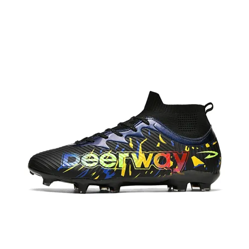 DEERWAY FG Твердый грунт Амортизация Устойчивость к истиранию Легкий Противоскользящий Футбольные бутсы Унисекс