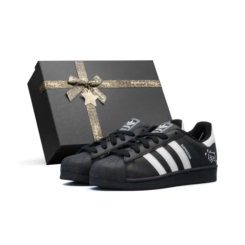 Adidas Originals Superstar 2 Abrasion Resistant Низкие Кроссовки для скейтбординга Унисекс Черный Белый