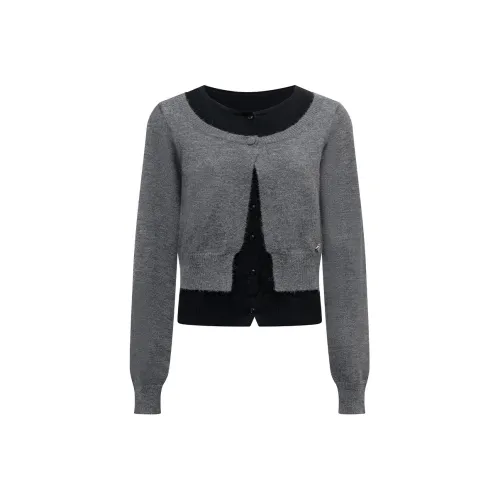 Ariseism Серый Черный Женские Свитера