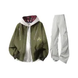 Армейский зеленый + светло-серый [брюки]