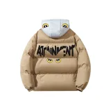 Хаки серый капюшон