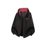 Чёрный [с флисовой подкладкой] стиль "Белый логотип"