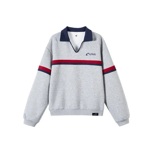 ZUOFEILI Фотиния Серый Унисекс Свитшоты