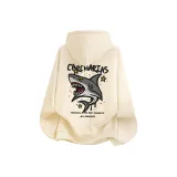 Светлый бежевый (Звезда Акула Логотип на груди _Y Большая Звезда Акула Логотип на спине)