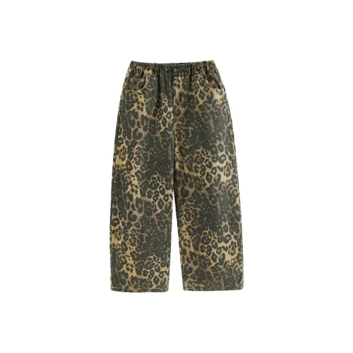 Marcolor Кофе С флисовой подкладкой Брюки Школьный возраст Джинсы