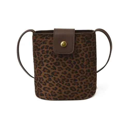 PINK·LAND ПУ (полиуретан) Сумка через плечо Стандартная Женская Кофейно-коричневая