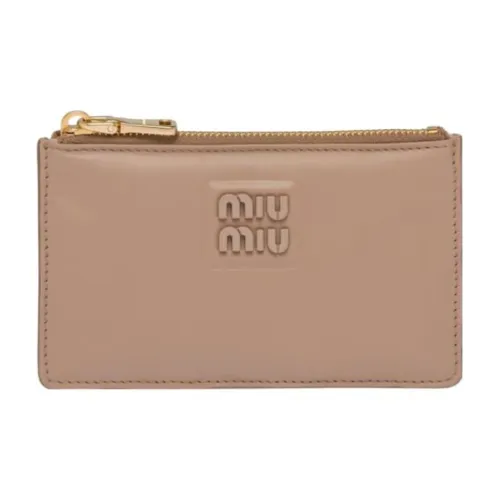 MIU MIU Кожа Кошелек Женские Бежевый