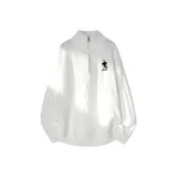 Белый с черной вышивкой War Лошадь