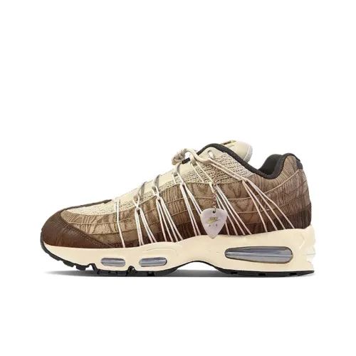 Jay Chou X PHANTACI x Nike Air Max 95 Беговые кроссовки Унисекс Коричневый