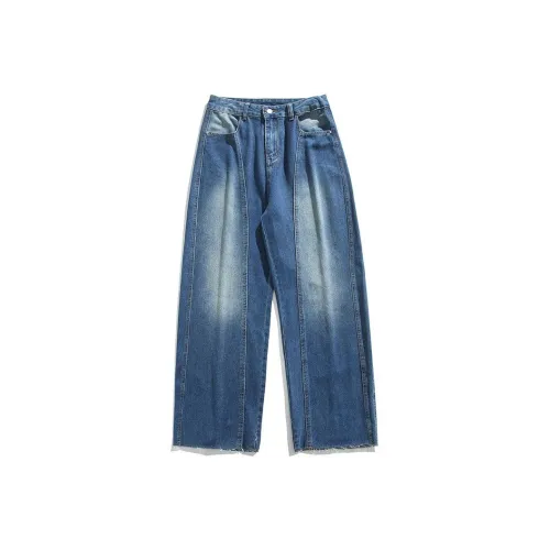 NRXX Blue Unisex Jeans NRXX Синий Унисекс Джинсы