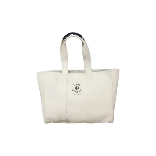 TORY BURCH Холст Сумка через плечо Большая Унисекс Экрю