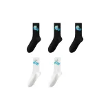 [5 пар] Черный + Черный + Черный + Белый + Белый