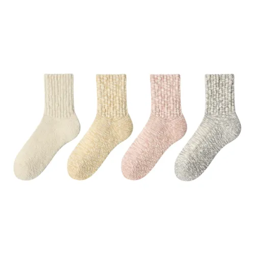 MIANZHUWU Носки Crew Женские упаковка из 4 пар