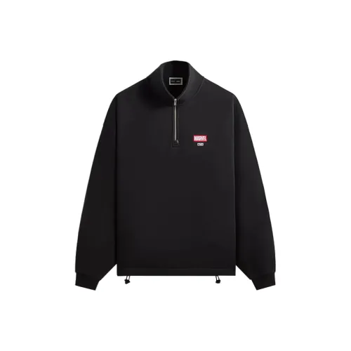 KITH Collaboration Мужские Свитшоты Черного Цвета