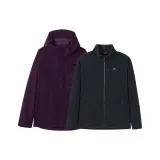 Пурпурный цвет гор на закате (подмышечный флис с молнией, подкладка)