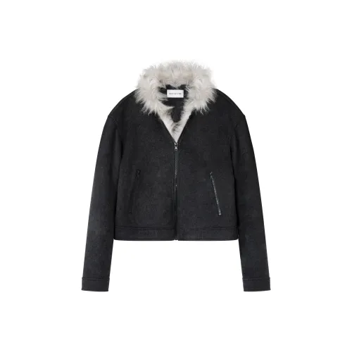 RUNTOTHEFUTURE Velvet Feel Coat Unisex Black РУНТТОТХЕФЮЧЕР Бархат Feel Пальто Унисекс Черный