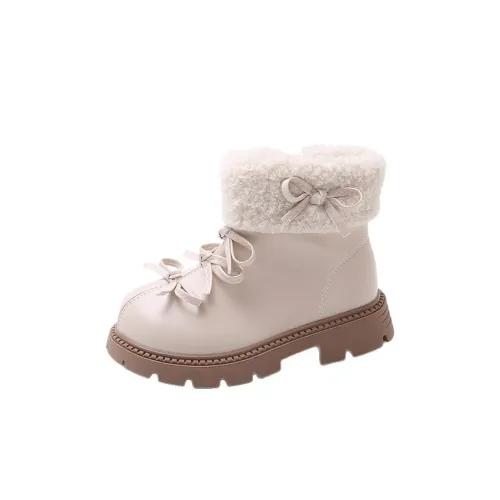 TLIT Детские кожаные сапоги MID Топ Экрю KIDS