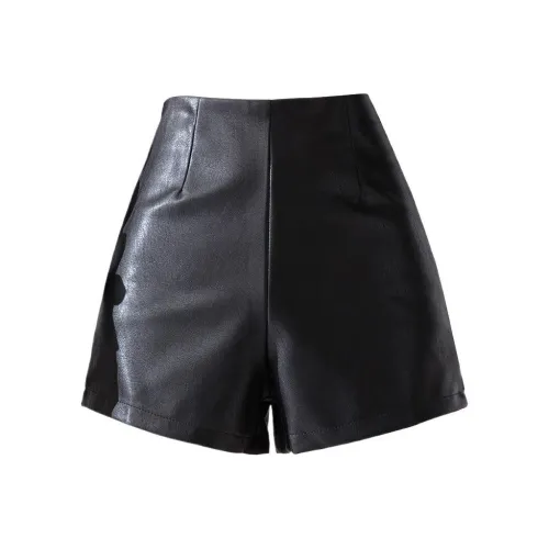 MILING PU кожа Брюки Шорты Женские