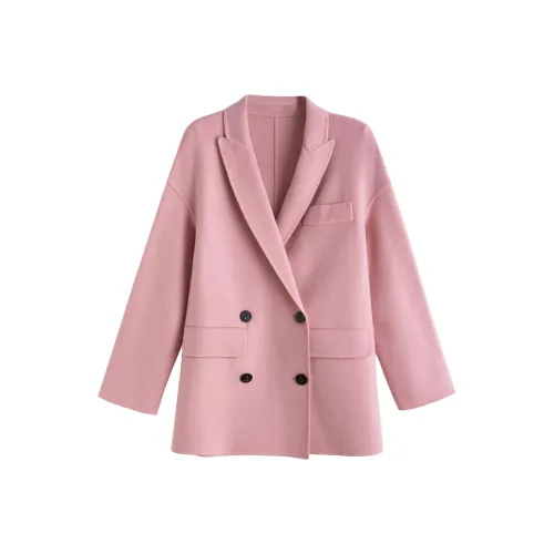 Tonlion Светло-розовое женское пальто