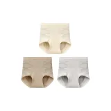 [3 упаковки] Норка Белый + Коричневый + Парижский Серый (Черная лента, подтягивающий, для похудения, талии)