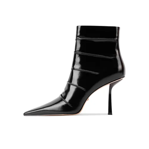 Shesrim Ботильоны Черная кожа Подкладка Женские