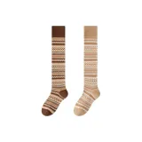 Тёмно-коричневый 1 упаковка + хаки 1 пара