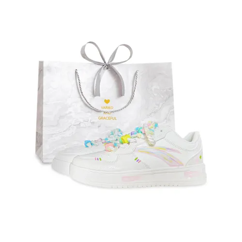 Anta Relaxed Амортизация Износостойкие Низкие Кроссовки для скейтбординга Женские