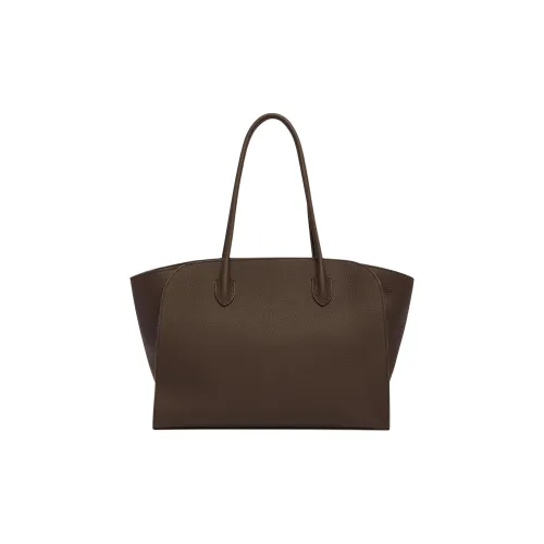 THE ROW Marlo Кожа Одно Плечо Сумка Женская Темно-Коричневая